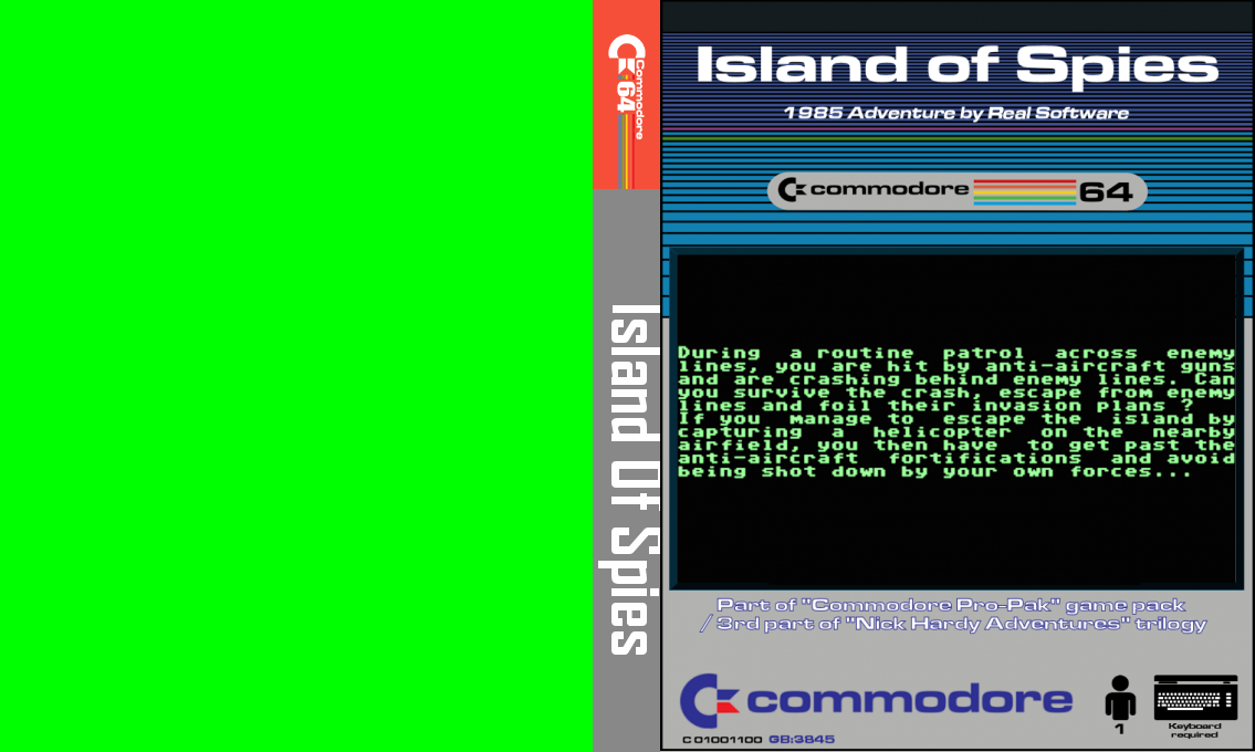 Island of Spies — box-texture (CUS)