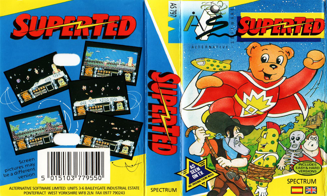 SuperTed - The Search For Spot — box-texture (EU)