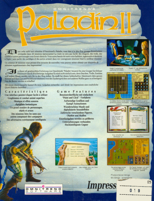 Paladin 2 — box-2D-back (EU)