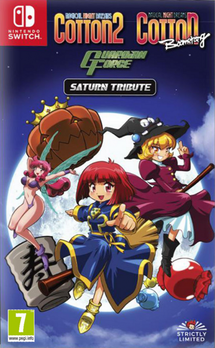 Cotton Guardian Force Saturn Tribute box art