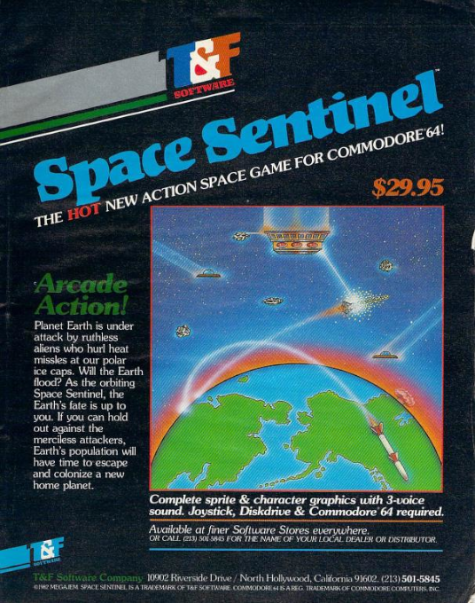 Space Sentinel — box-2D-back (US)