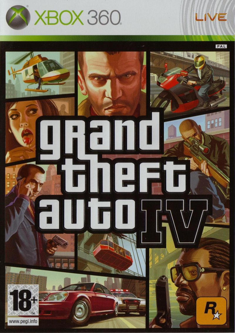 Grand Theft Auto IV — box-2D (RU)