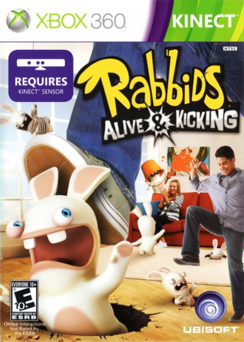 Rabbids - Alive & Kicking box art