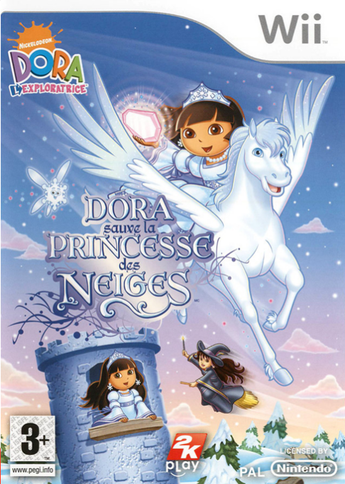 Nickelodeon Dora the Explorer - Dora Saves the Snow Princess — box-2D (FR)