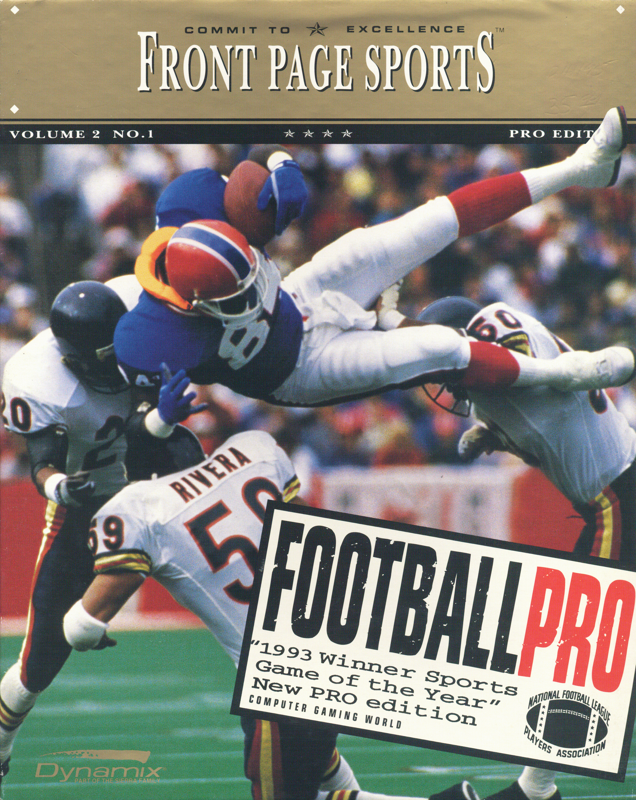 Front Page Sports - Football Pro box art