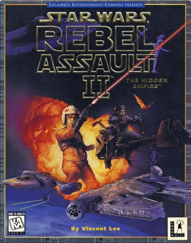 Star Wars: Rebel Assault II: The Hidden Empire — box-2D (US)