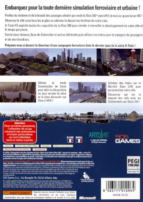 A-Train HX — box-2D-back (FR)
