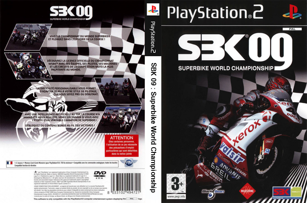 Sbk 09 - Superbike World Championship — box-texture (FR)