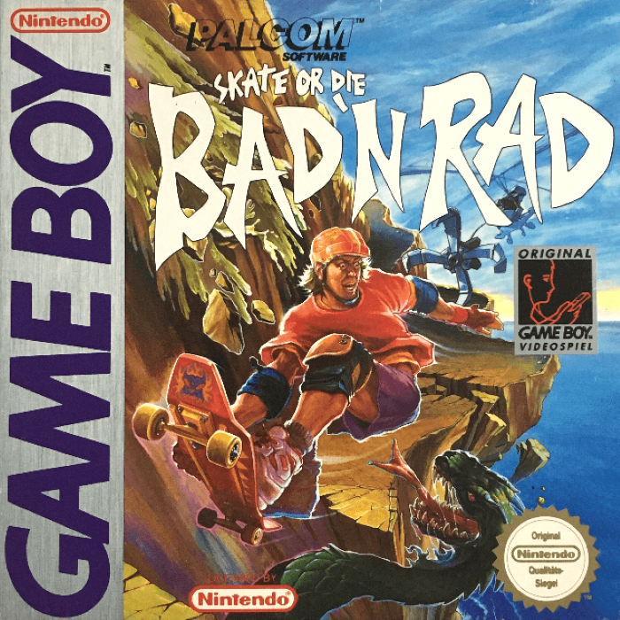 Skate or Die : Bad 'N Rad — box-2D (DE)