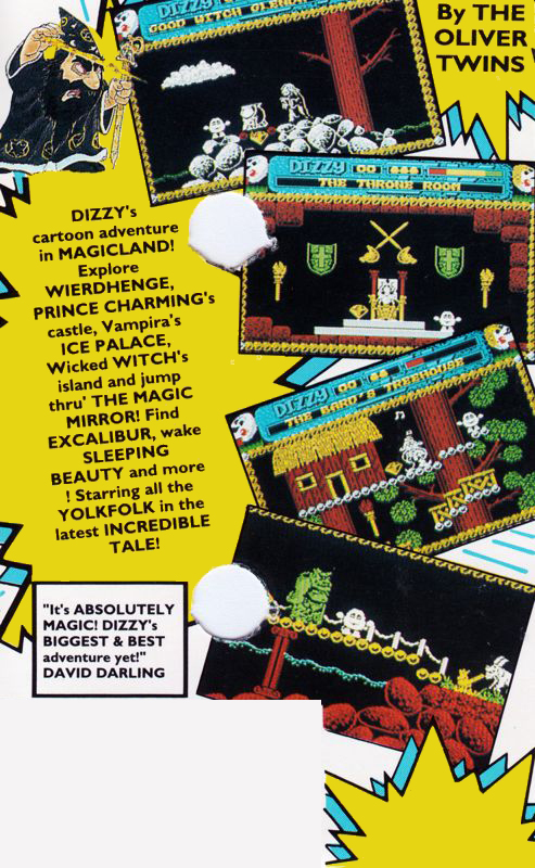 Dizzy 4 - Magicland Dizzy — box-2D-back (EU)