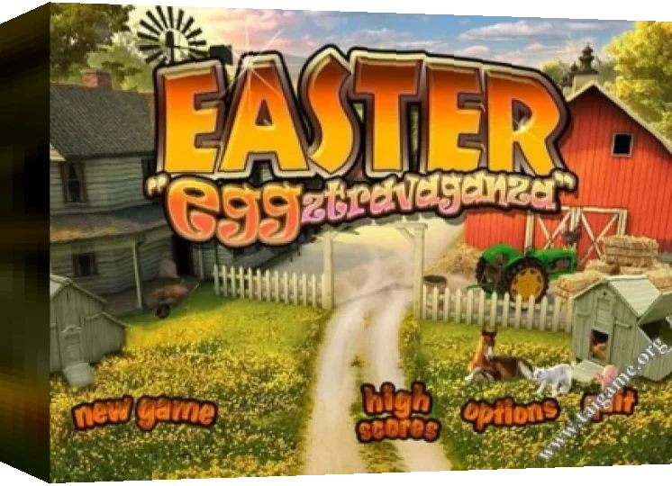 Easter Eggztravaganza — box-3D (EU)