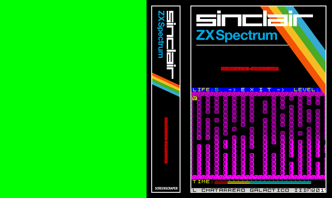 El Chatarrero Galactico 3: Labyrinths of Falken — box-texture (SS)