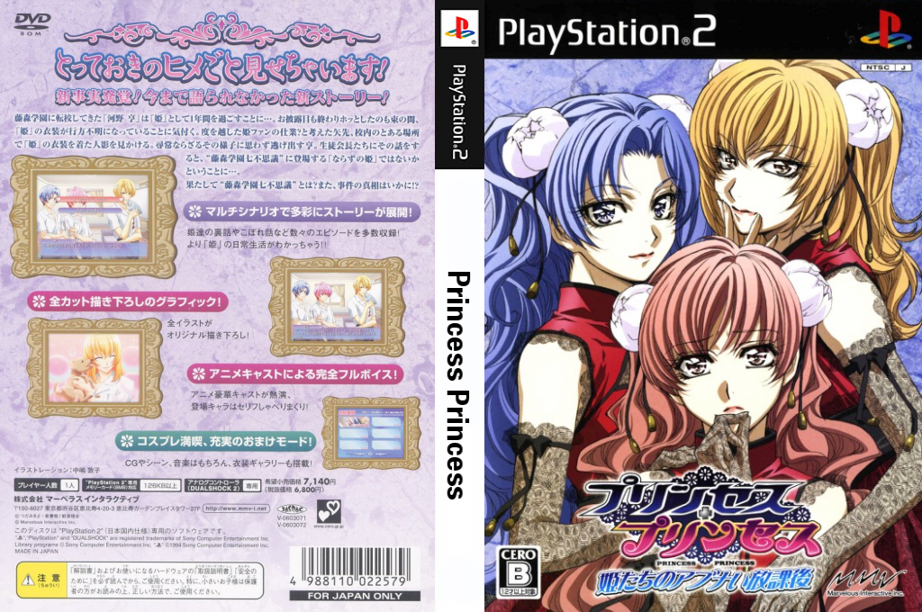 Princess Princess — box-texture (JP)