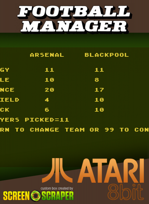 Football Manager — box-2D (SS)