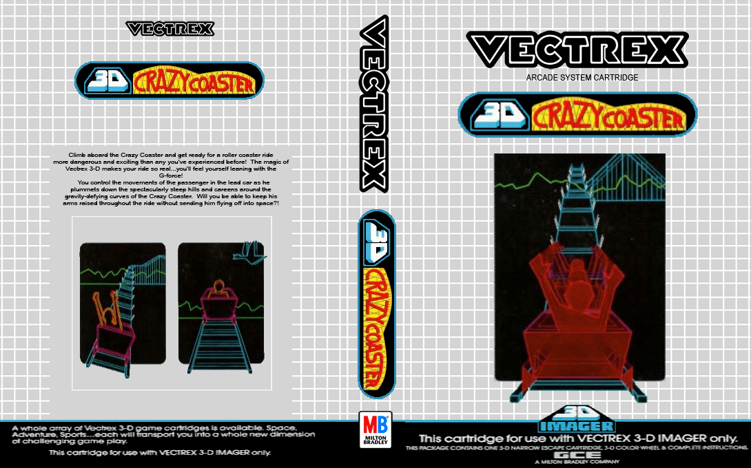 3D Crazy Coaster — box-texture (US)