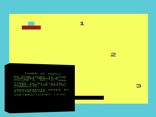 Tower Of Hanoi — mixrbv2 (WOR)