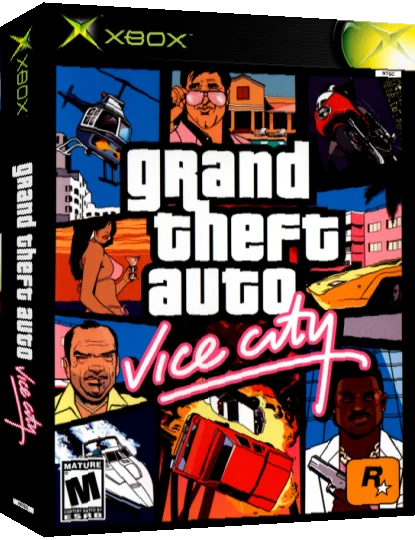 Grand Theft Auto - Vice City — box-3D (US)