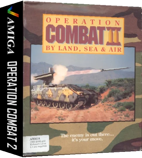 Operation Combat II - By Land, Sea and Air — box-3D (WOR)
