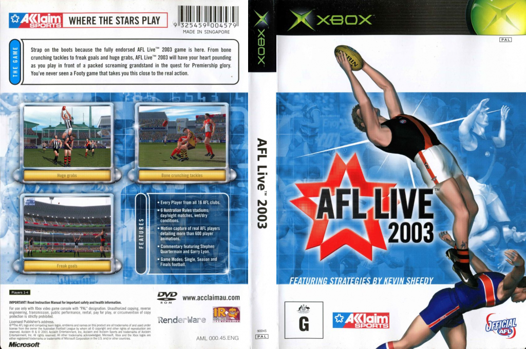 AFL Live 2003 — box-texture (AU)
