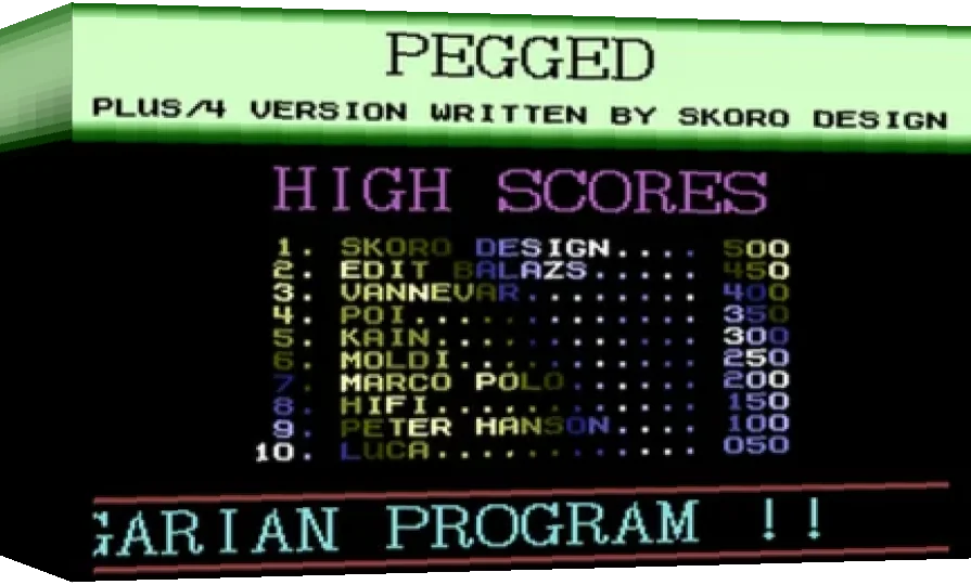 Pegged — box-3D (WOR)