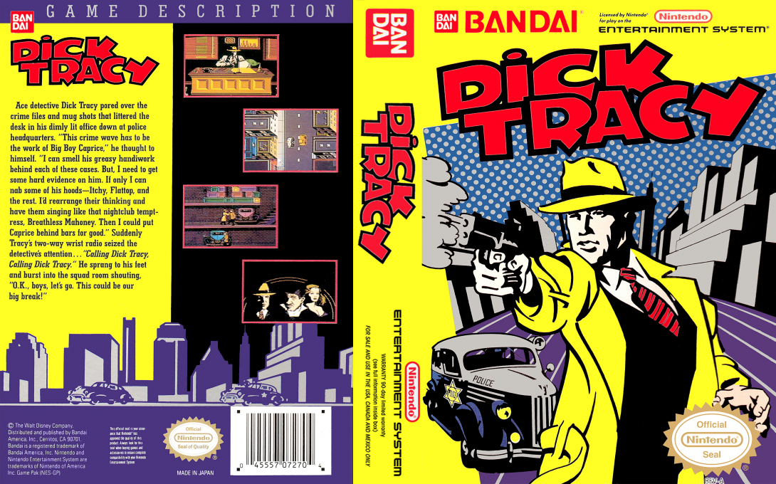 Dick Tracy — box-texture (US)