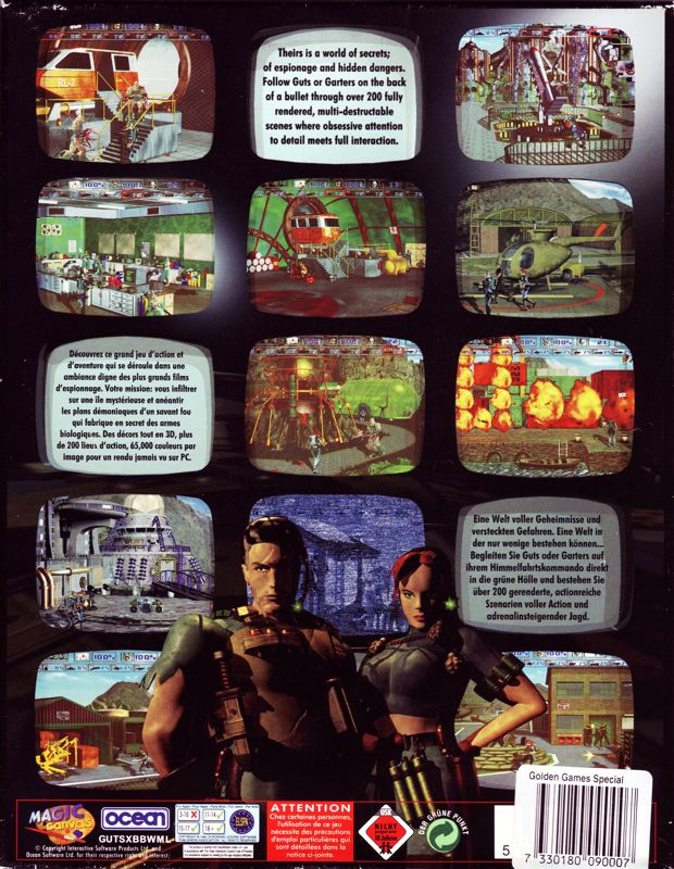 Guts 'n' Garters In Dna Danger — box-2D-back (EU)