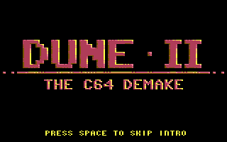 Dune 2 - The C64 Demake — sstitle (WOR)