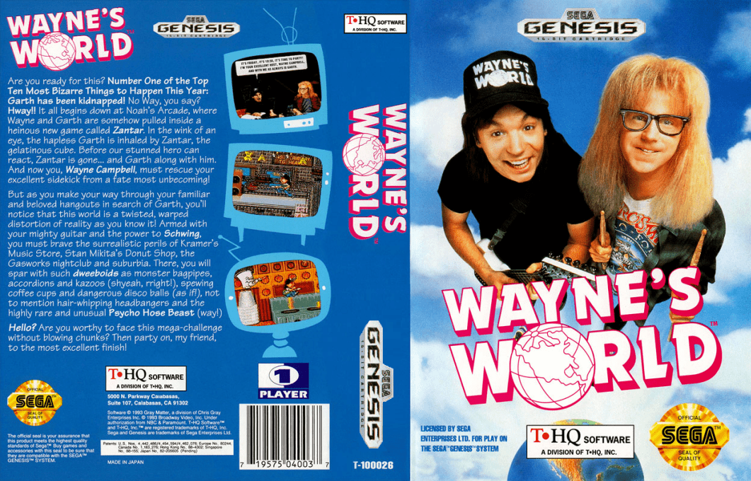 Wayne's World — box-texture (US)