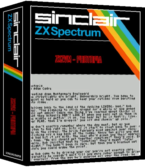 ZxZvm - Photopia — box-3D (SS)