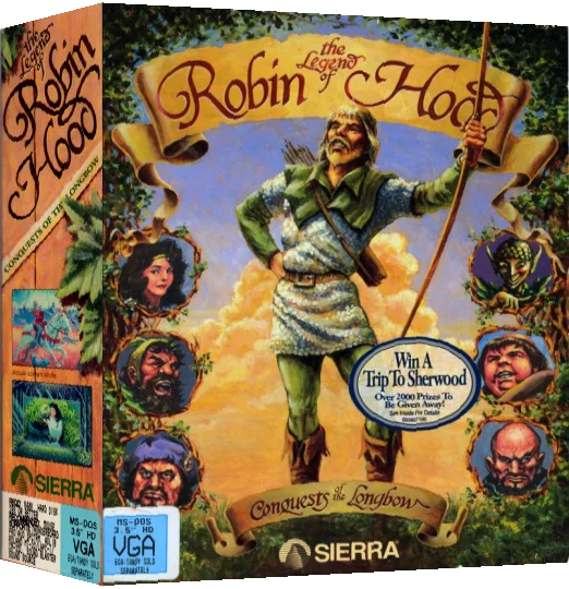 Conquests Of The Longbow - The Legend Of Robin Hood — box-3D (US)