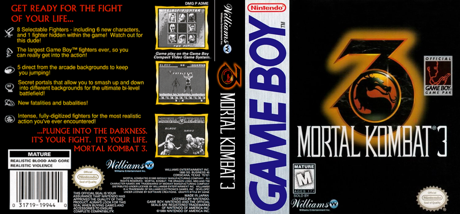 Mortal Kombat 3 — box-texture (US)