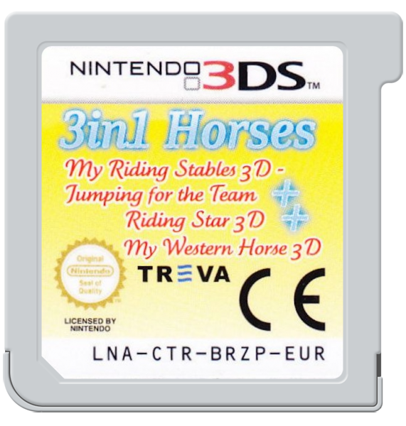 3in1 Horses - My Riding Stables 3D - Jumping for the Team + Riding Star 3D + My Western Horse 3D — support-2D (EU)