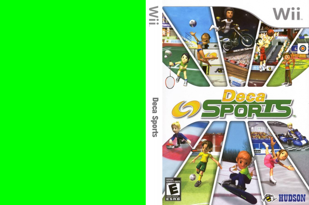 Deca Sporta - Wii de Sports 10 Shumoku! — box-texture (US)