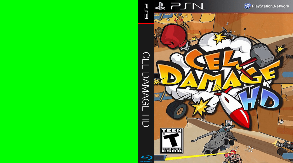 Cel Damage HD — box-texture (US)