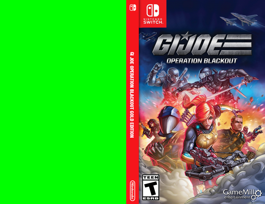 GI Joe Operation Blackout Gold Edition — box-texture (US)