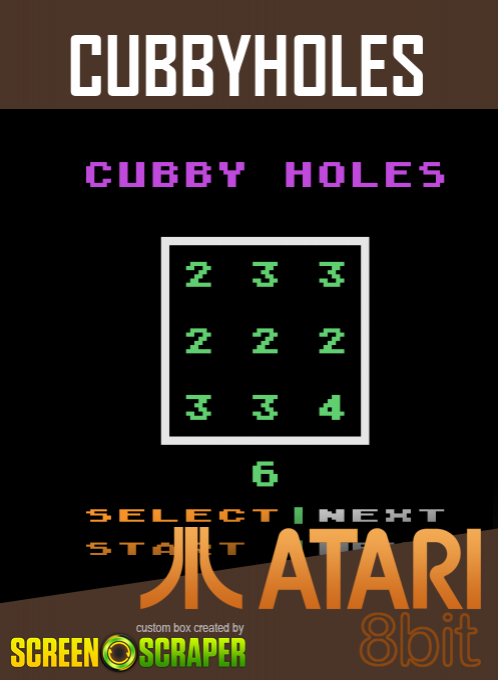 Cubbyholes — box-2D (SS)