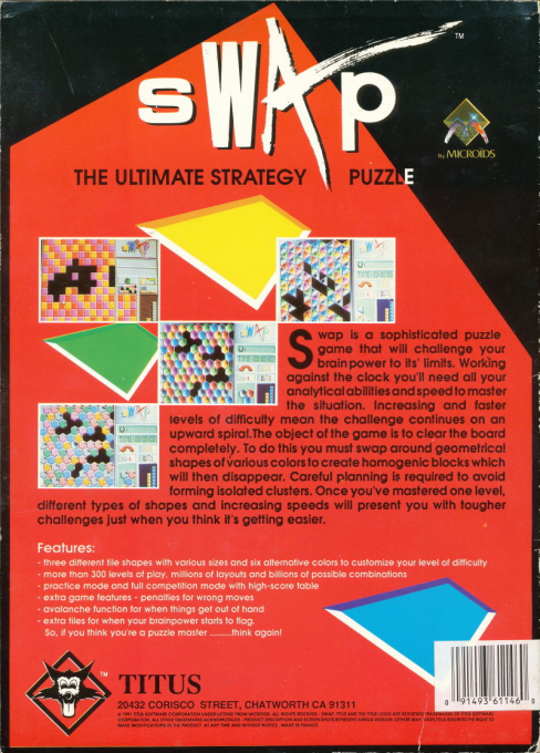 Swap — box-2D-back (US)