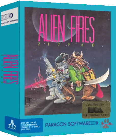 Alien Fires 2199 AD — box-3D (US)