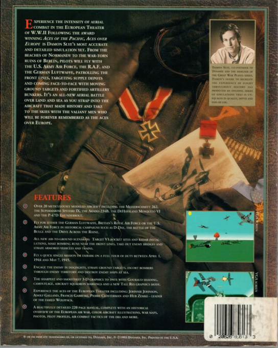 Aces Over Europe — box-2D-back (US)