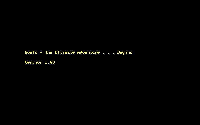 Evets : The Ultimate Adventure box art