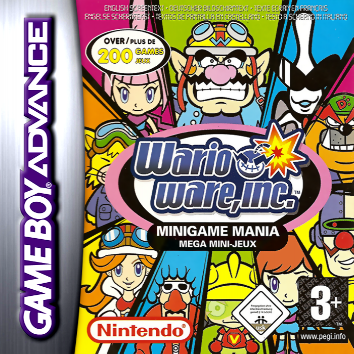 WarioWare, Inc. - Minigame Mania — box-2D (EU)