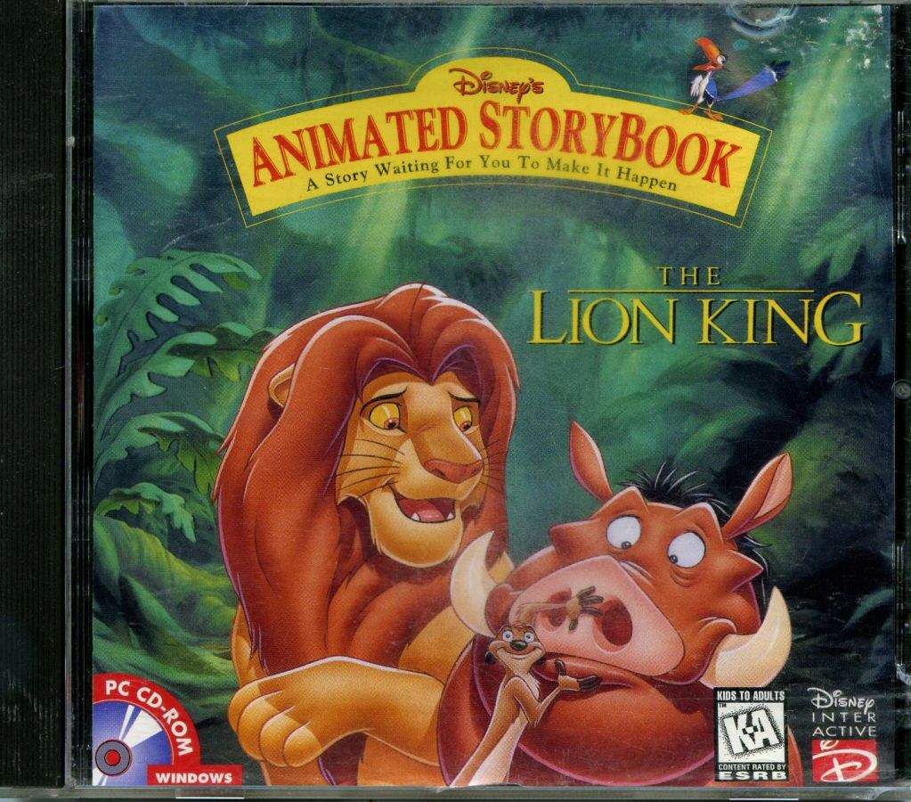 Disney's Animated Storybook: The Lion King box art