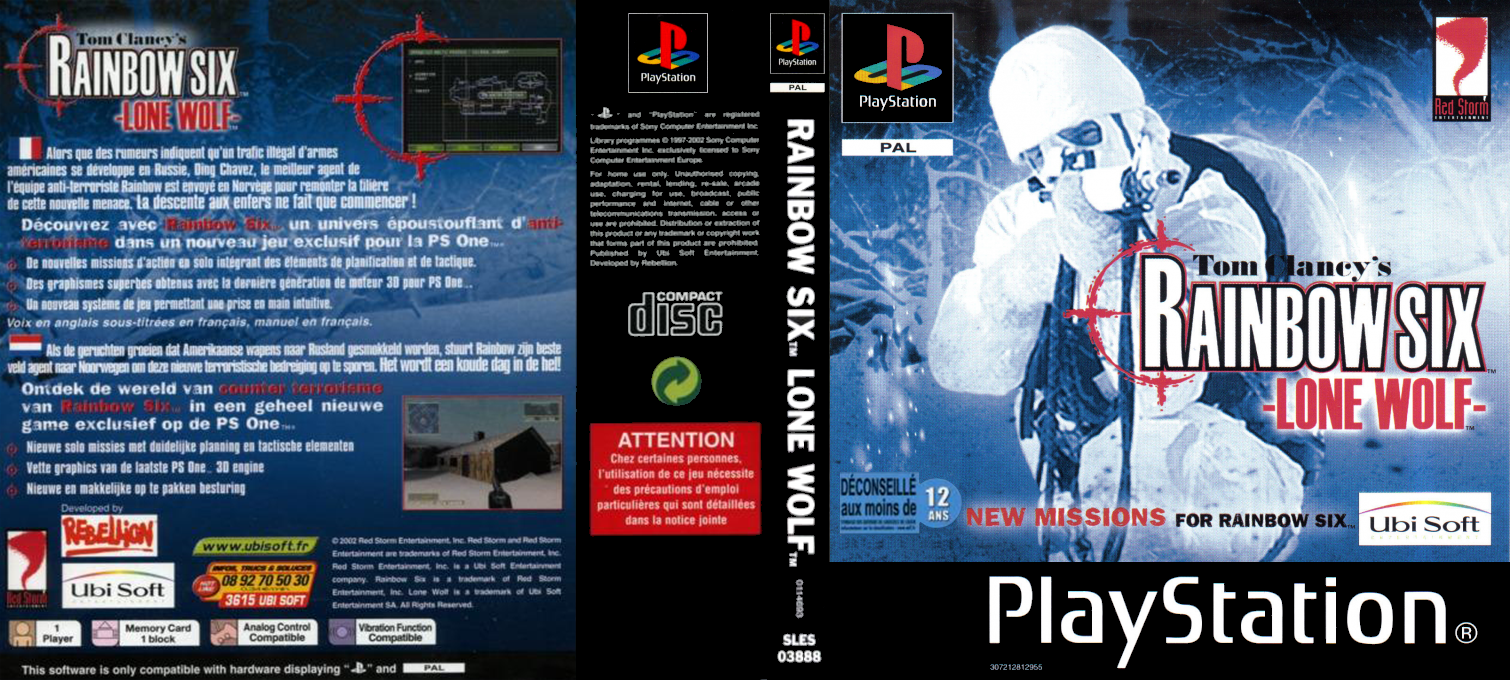 Tom Clancy's Rainbow Six - Lone Wolf — box-texture (EU)