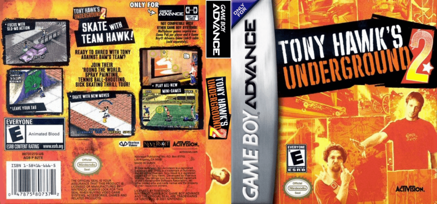 Tony Hawk's Underground 2 — box-texture (US)