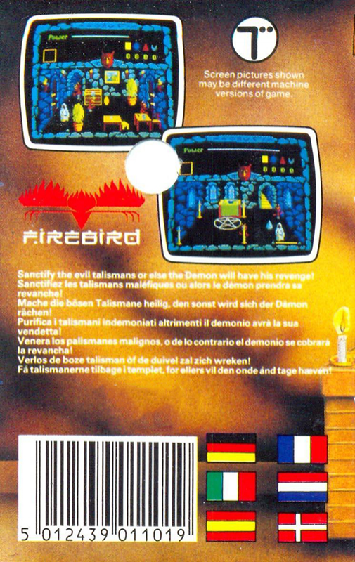 Demon's Revenge — box-2D-back (EU)