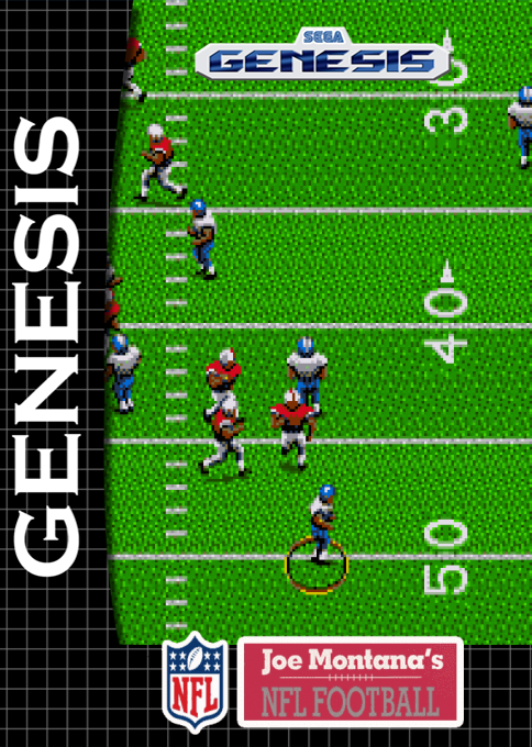 Joe Montana Football — box-2D (SS)
