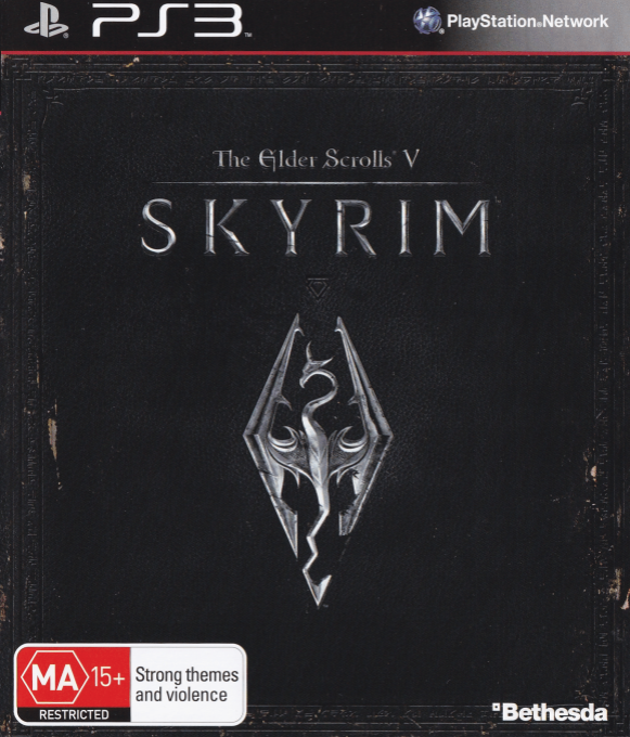 Elder Scrolls V, The - Skyrim — box-2D (AU)