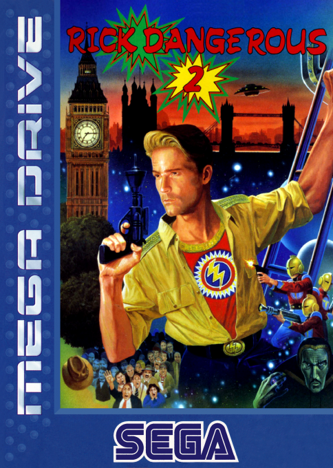 Rick Dangerous II — box-2D (EU)