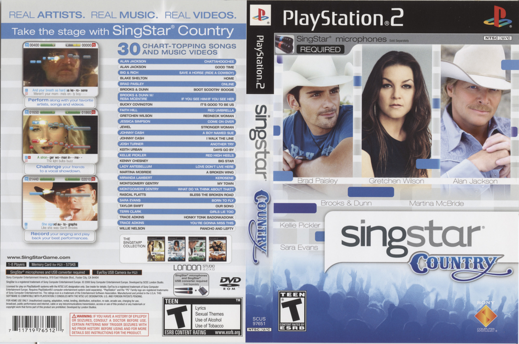 Singstar Country — box-texture (US)