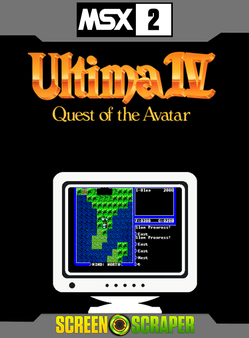 Ultima 4 - Quest of the Avatar — box-2D (SS)